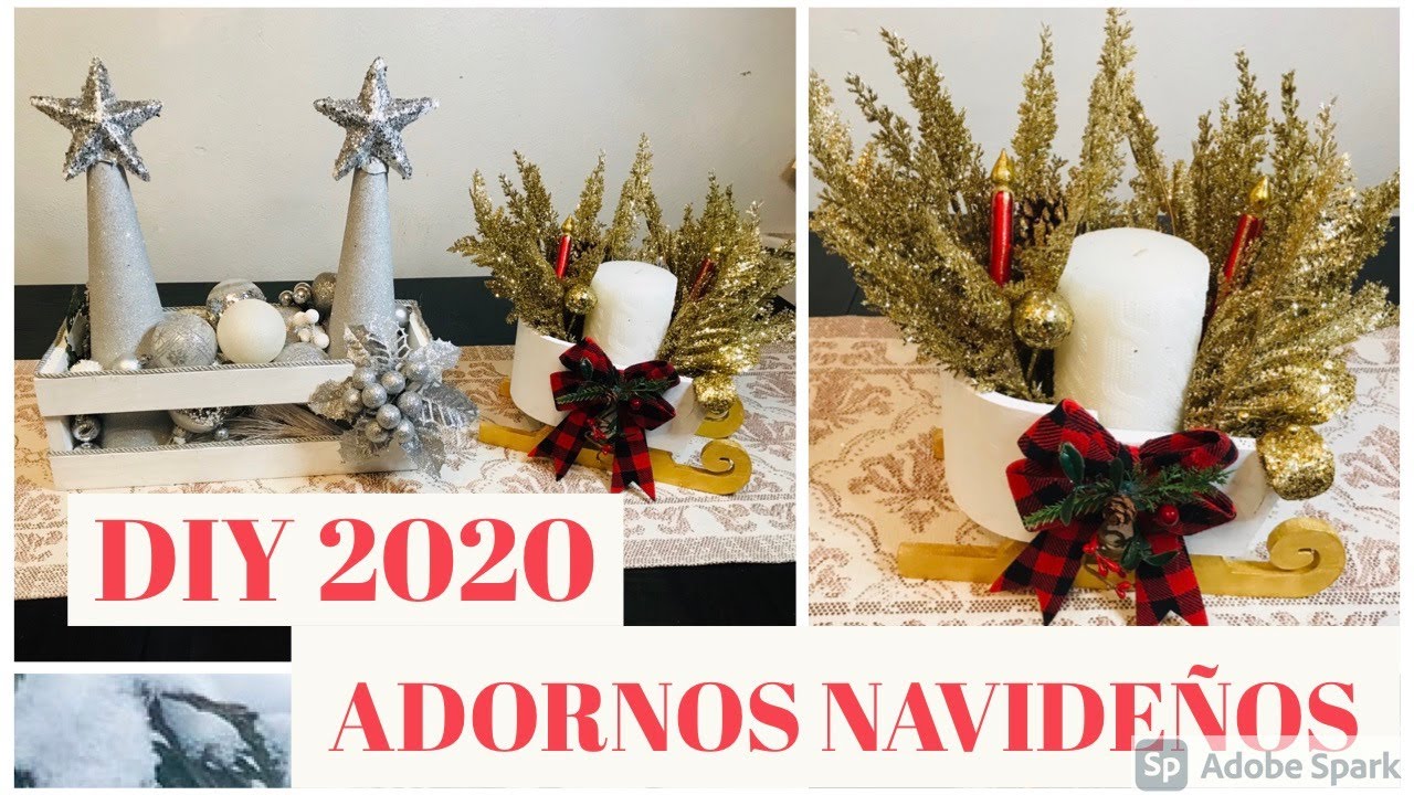 Adornos Navideños Caseros/Manualidades Navideñas 2020/Homemade