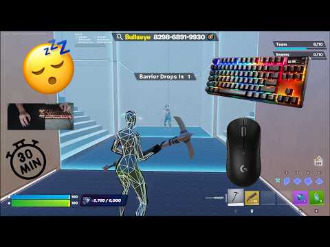 Steelseries Apex Pro Mini TKL ASMR Chill 🤩 Piece Control 1v1🏆Satisfying Keyboard Fortnite 240 FPS