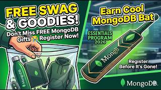 Free MongoDB Swag & Cricket Bats | MongoDB Essentials 2026 🏃♂️ Don’t Miss Out!