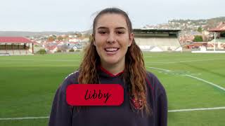 Libby, AFL Women's Coach - Be Connected. Be a Volunteer.