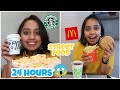 Letting Fast Food Employees Decide What I Eat for 24 HOURS😱|gopsvlog
