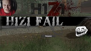 H1Z1 - EPIC FAIL! MAN vs BEAR