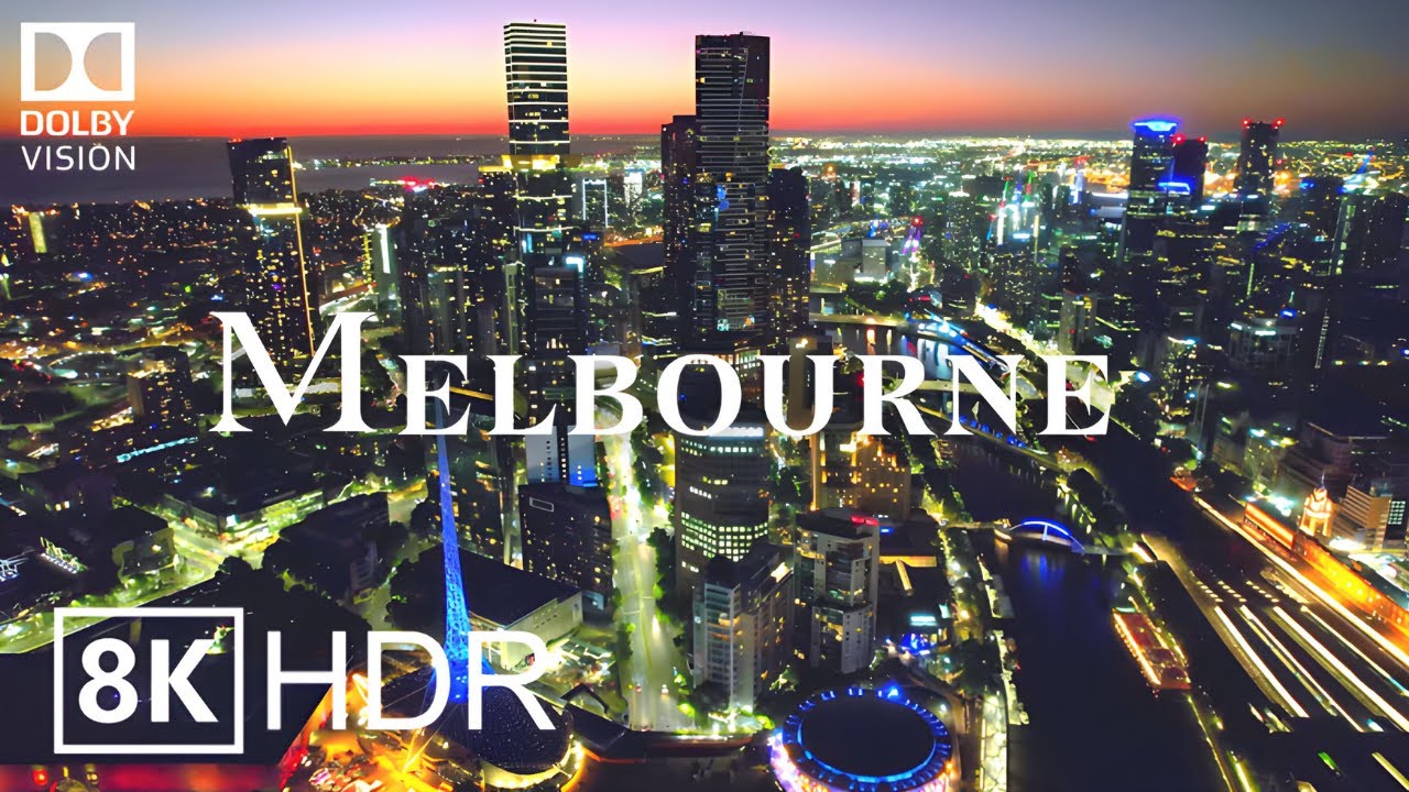 Melbourne, Australia 🇦🇺 in 8K HDR ULTRA HD 60 FPS Dolby Vision™ Drone Video