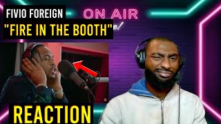 American REACTS to Fivio Foreign - Fire in the Booth!