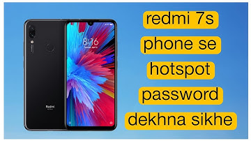 redmi 7s phone ka hotspot ka password kaise check Karen || hotspot password kaise dekhen