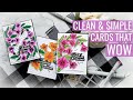 Clean &amp; Simple Cards that WOW, Pop of Color: Overwhelmed Creatively, New Stamp Set