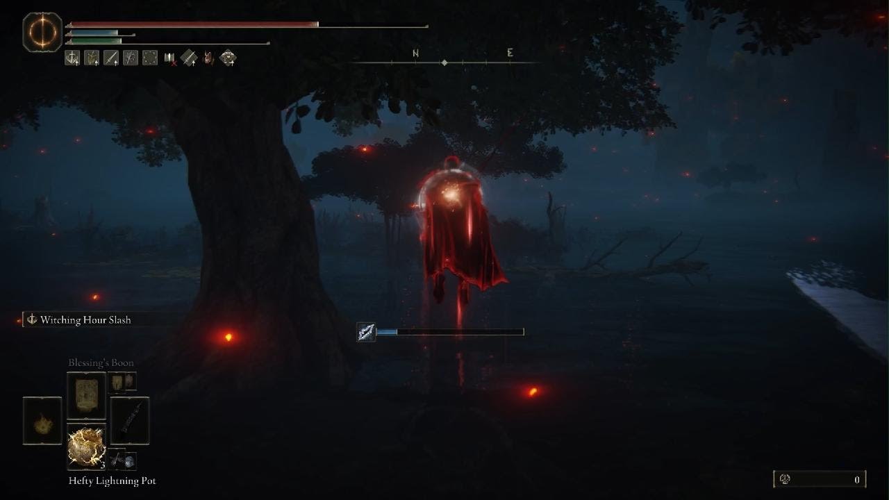 ELDEN RING dealing with a mage phantom