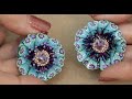 How To Make A Beaded Peacock Flower  , not as hard as it looks