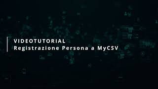1. Registrazione come persona a My.Csvetneo.org