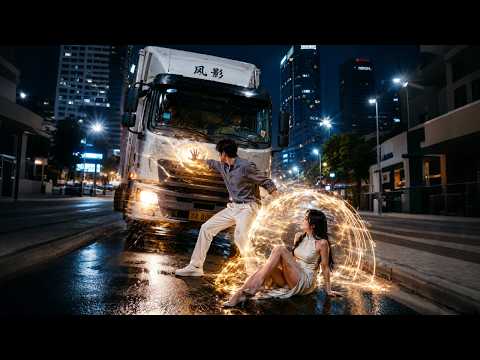 窮小子徒手擋下疾馳卡車，拯救美女總裁！原來他竟是頂級修仙大佬，女總裁當場獻上全部家產求他保護！#短劇 #drama #修仙 #美女 poster