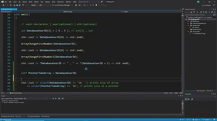 C++ Beginner Tutorial - Basics - #129 - Array To Pointer Decay #2
