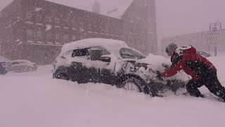 Intense Lake Effect Blizzard  - Watertown, NY