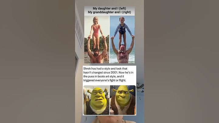 Shrek had a style and look that hasn't changed