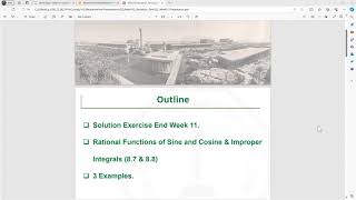 Week 12 Calculus II Recitation with Python: integrals of partial fractions and improper integrals.
