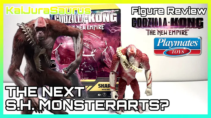 THE NEXT SH MONSTERARTS? Playmates Godzilla X Kong The New Empire Skar King + Whiplash Figure Review