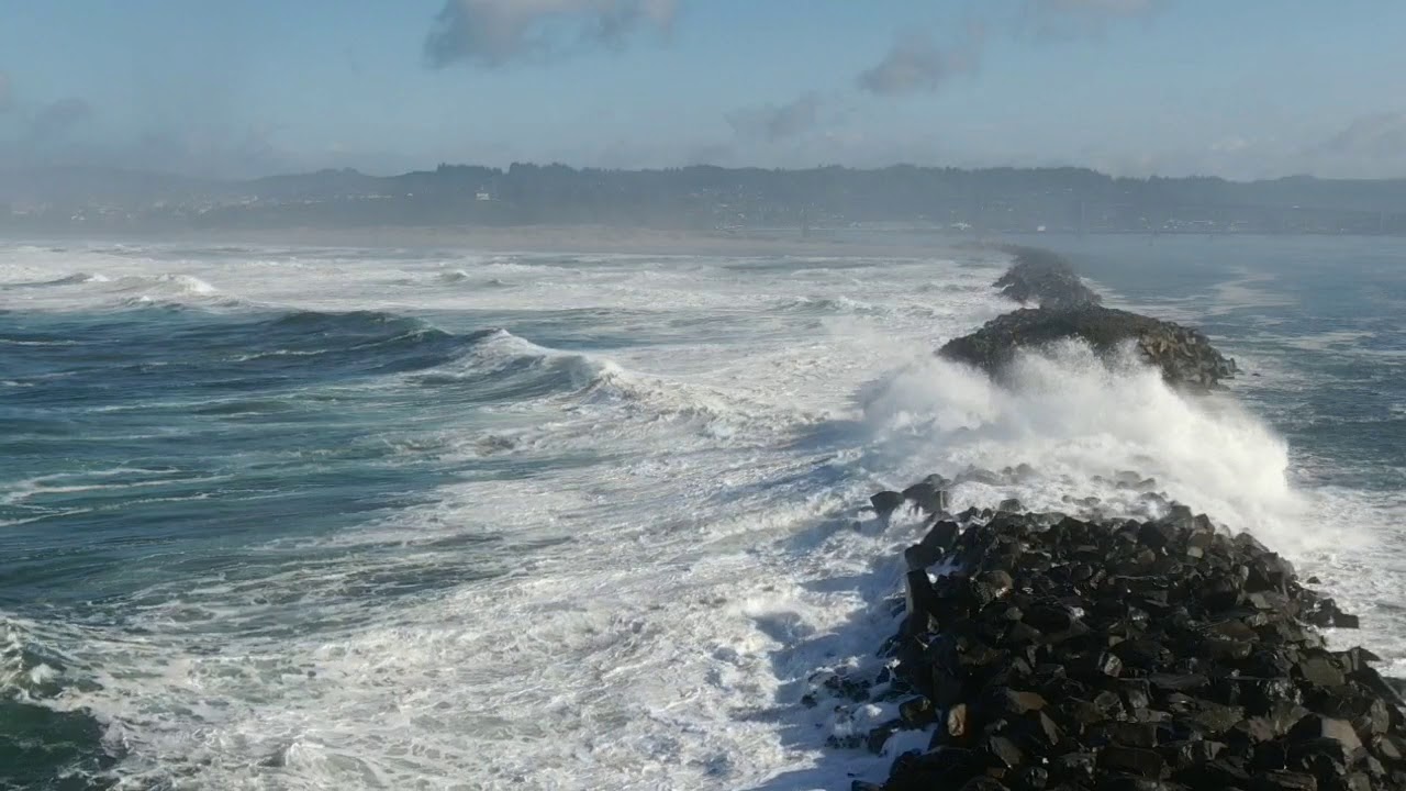 MAVIC 2 ZOOM !!!! NORTH JETTY NEWPORT OREGON YouTube