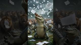 🔥 Exam Result Aaya Aur Jungle Me Mach Gaya Mahayudh! 🦁🐊 | Epic Animal Battle #Shorts