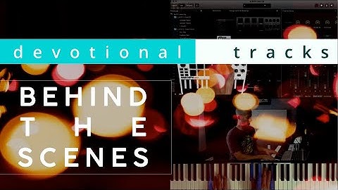 Background keyboard technique and sound setup
