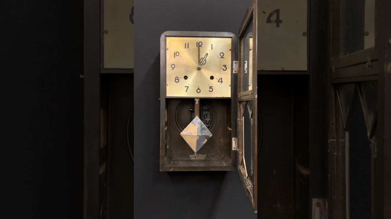 6. TAISEN タイセン号PASSED 振り子時計 掛け時計 アンティーク時計