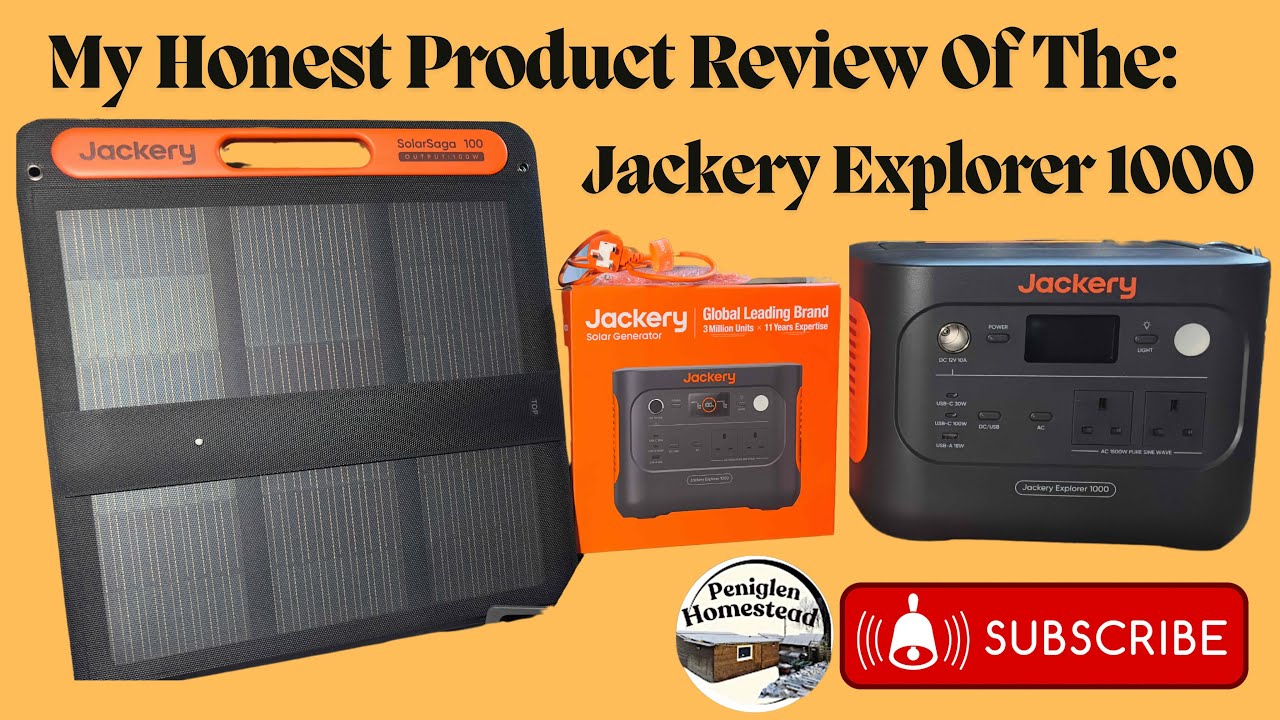 Jackery Explorer 1000 & 100w Solar Panel (My Honest Review)..