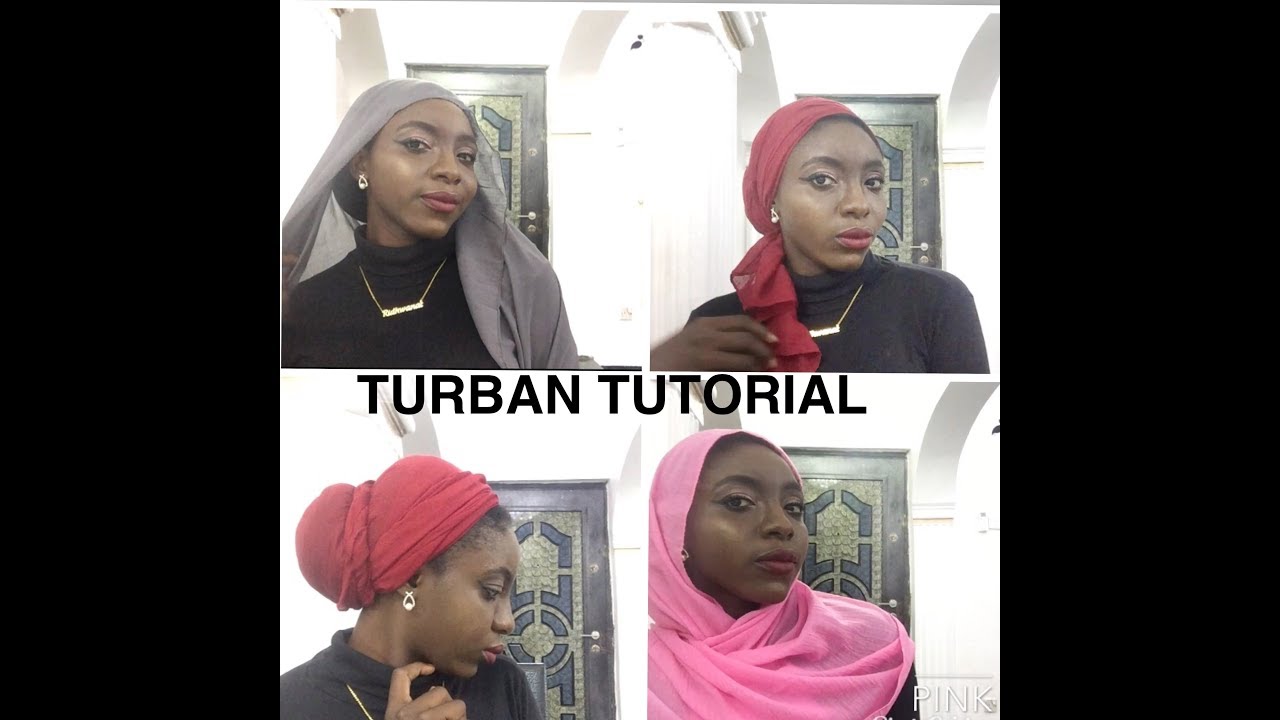 EASY TURBAN TUTORIAL | NO SLIP TURBAN STYLE | HOW TO TIE A HEADSCARF ...