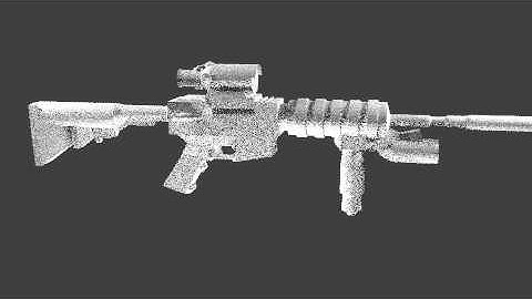 M4 Assault Rifle Blender Model