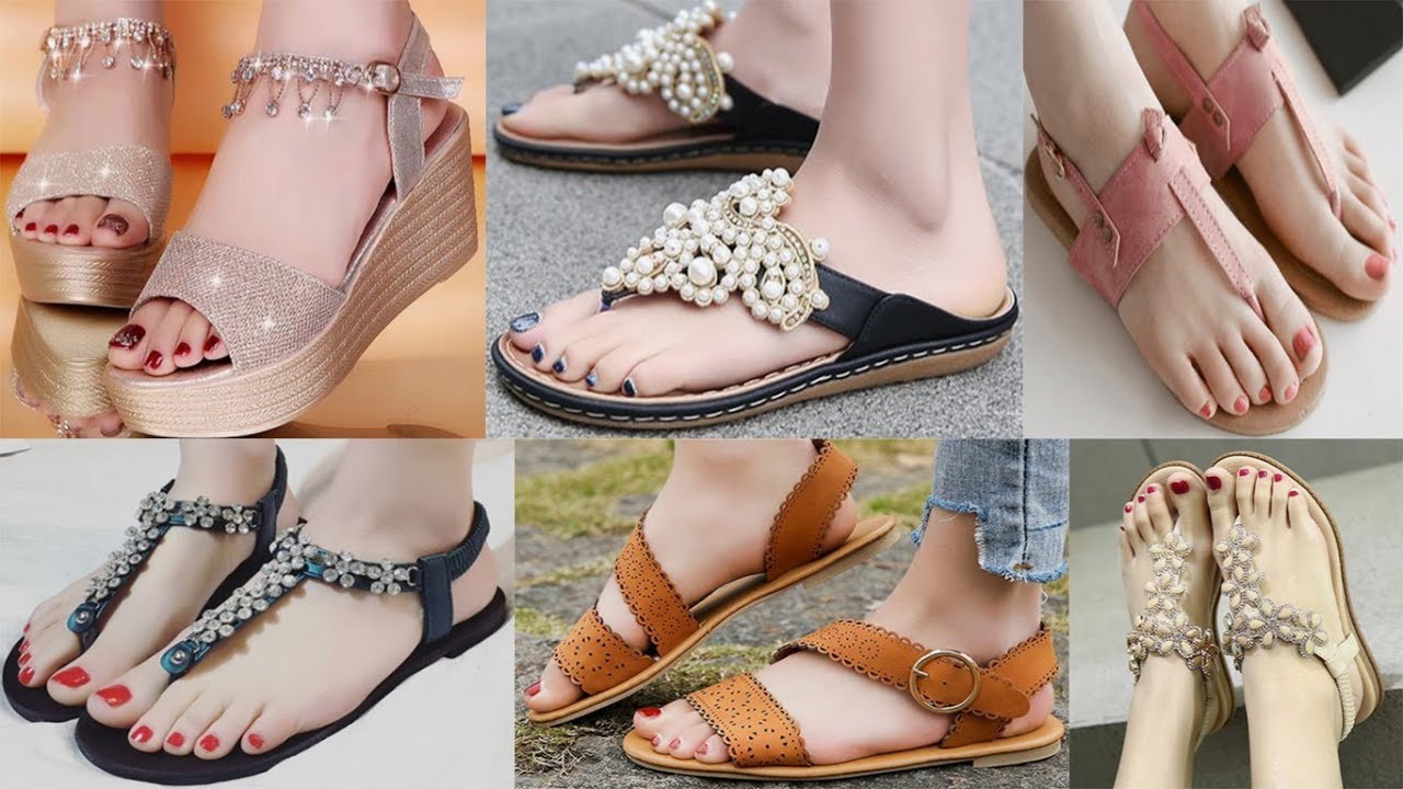 Fabulous Fancy Formal And Casual Flat Sandals Collection 2020 || Flat Sandals For Summer 2020