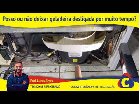 Vídeo: Você deve deixar uma geladeira desligada?