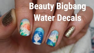 Beauty Bigbang Water Decals - Тестируем слайдеры