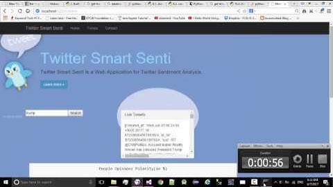 Emotion Analysis Of Twitter Using Opinion Mining Demo