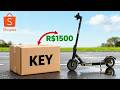 TESTEI O PATINETE ELETRICO GENÉRICO DA SHOPEE (KYE)