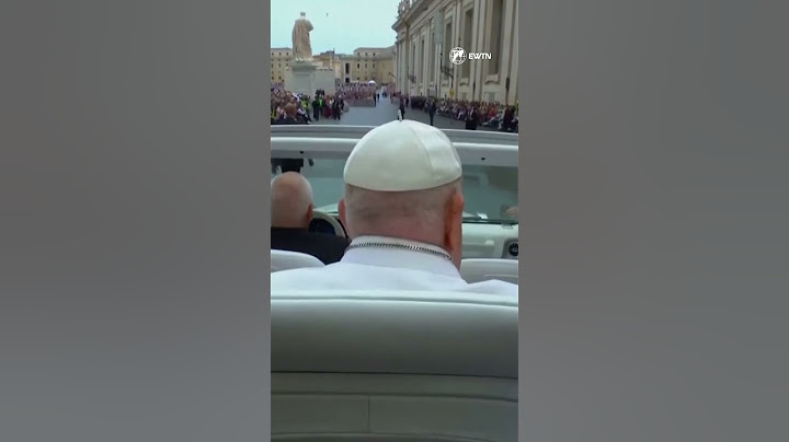 Pope Francis last public appearance  #ewtn #popefrancis