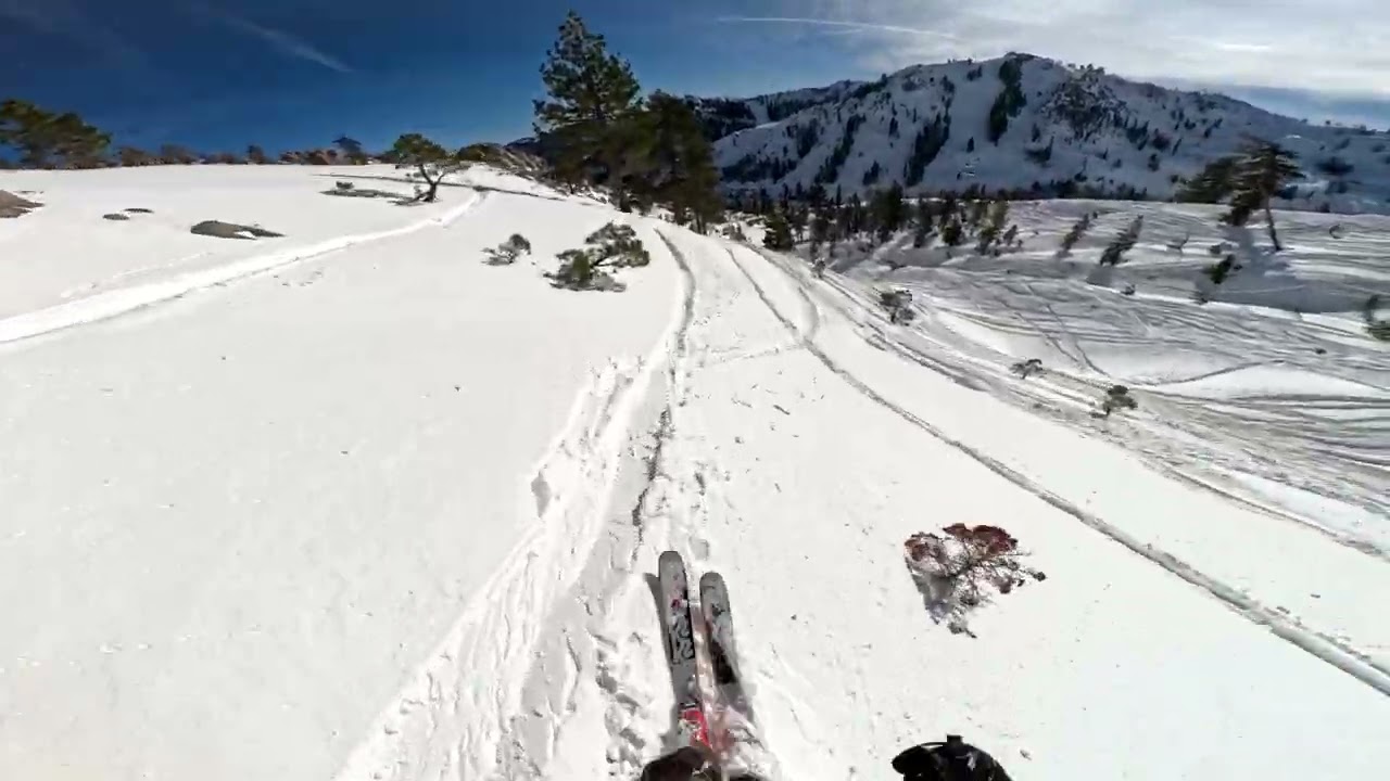 Bluebird Powday Catching a Vibe at Palisades Tahoe