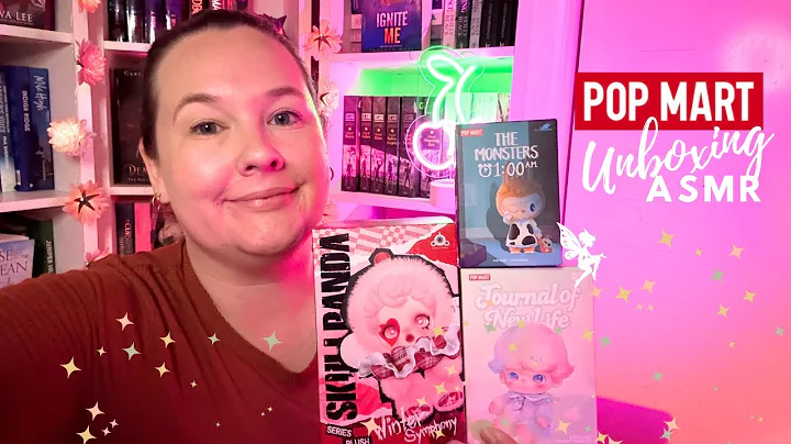 ASMR | POP MART Haul + Blind Box Unboxing! - Labubu, Dimoo, Skullpanda + More, whispering, tapping
