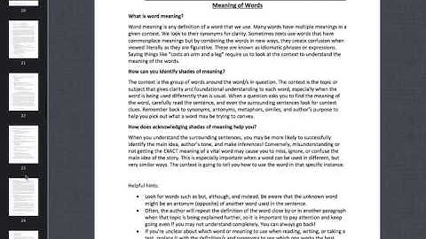 HESI A2 Reading Comprehension Study Guide - Free HESI A2 Practice Test