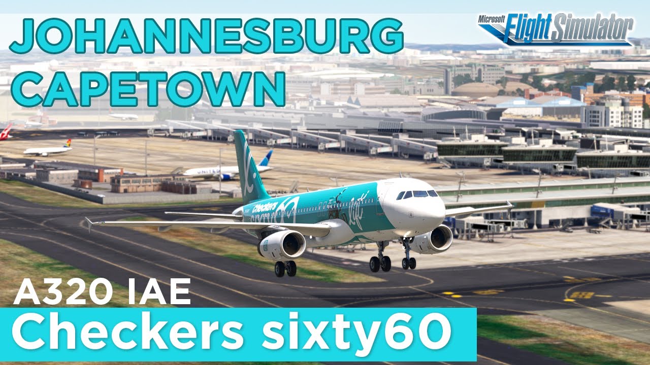 SPRING FLIGHT | Lift Real World OPs | ​🛫 JOHANNESBURG ✈ CAPETOWN 🛬 | A320 IAE @RSGamingSimulation
