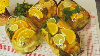картинка: Киш учун Бехили Мохито епамиз 😋 MOJITO Compote for winter!Sweet and Delicious