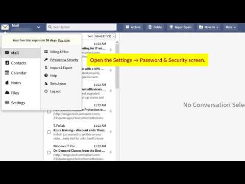 How to create Fastmail App Password