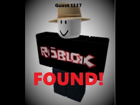 I Found Guest 1337 Youtube - roblox guest 1337 youtube