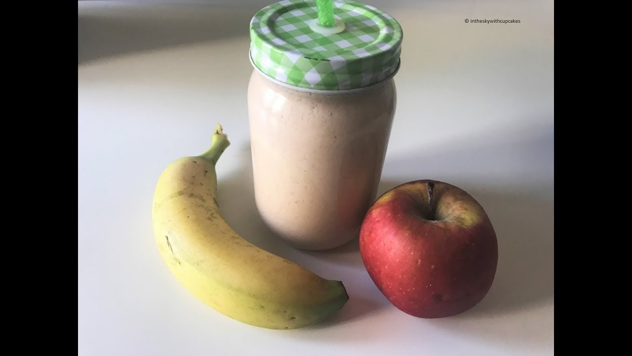 Frullato Mela E Banana Intheskywithcupcakes Youtube