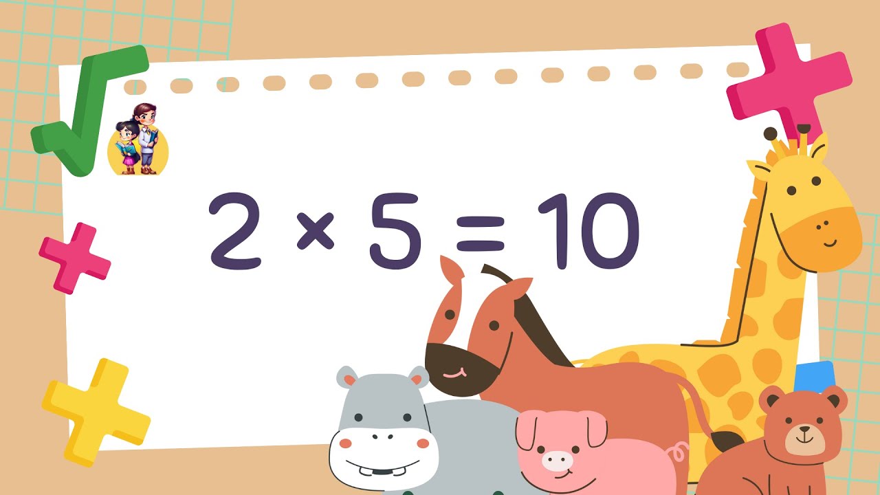 Learn Master 5 Times Table | 10 minutes repeat - YouTube