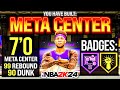 THE #1 META CENTER BUILD IN NBA 2K24 COMP PRO AM!