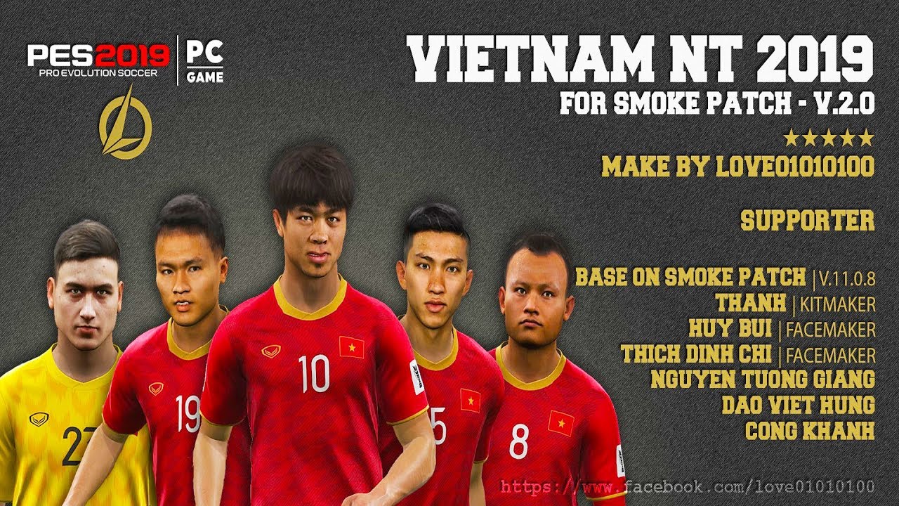 🔥 HOT ⭐ PES 2019 | ADD-ON VIETNAM 2.0 SMOKE PATCH EXECO (11.0.5-11.0.8) !