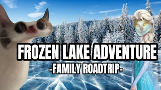 CAT MEMES: FAMILY ROADTRIP FROZEN LAKE PT.2