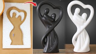 Couples Cardboard Showpiece Craft • Couple gift Showpiece • Couples Showpiece Craft