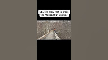 How long does it take to cross the Monon High Bridge? #delphimurdertrial #richardallen #delphi