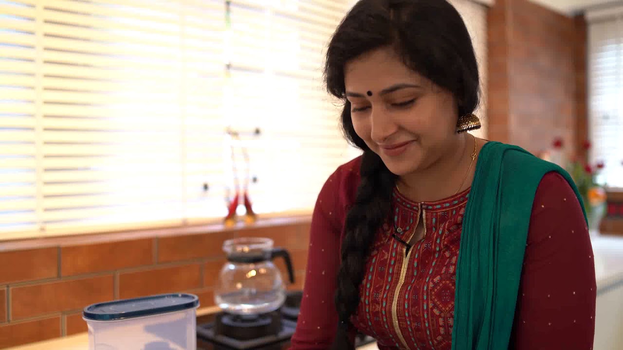 Anu Sithara's new Sleek kitchen
