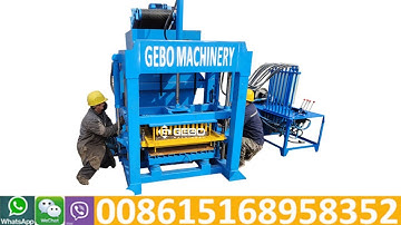 How to change QT4 18 QT4 20 QT4 30 QT4-25 semi automatic hydraulic block machine mould