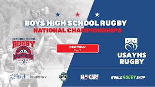 Boys High School Rugby - National Championships - Red Field - Day 2