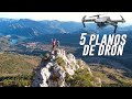 5 PLANOS GENIALES de DRON!!! Aprende a volar!